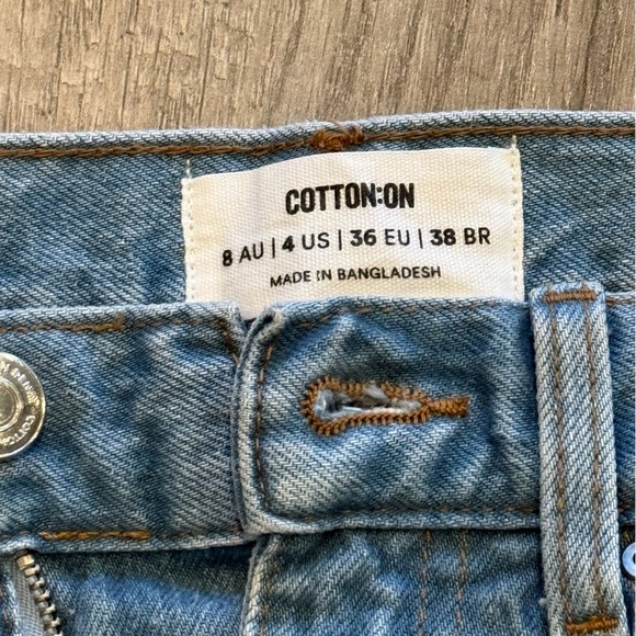 Cotton On Denim Button-Fly Jeans - Picture 2 of 4